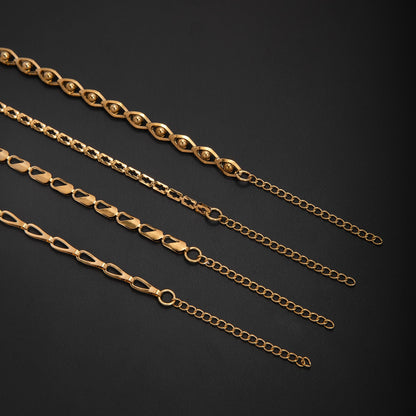 Adjustable Contemporary Link Bracelet Acalora
