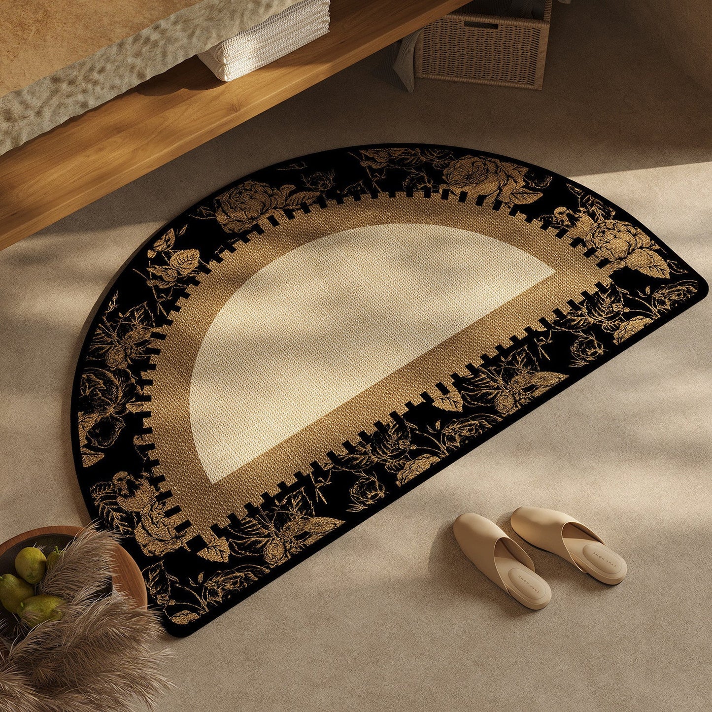Chic Geometric Design Bath Mat