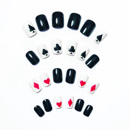 Playing Card-Themed Nail Art Acalora