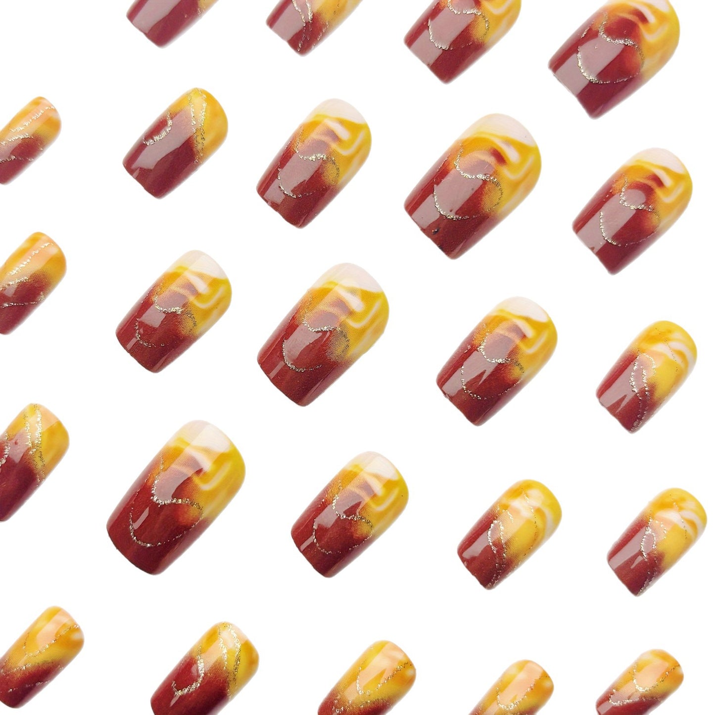 Marble Design Nail Art Acalora