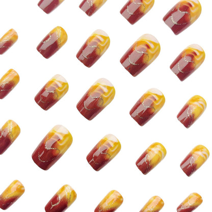Marble Design Nail Art Acalora