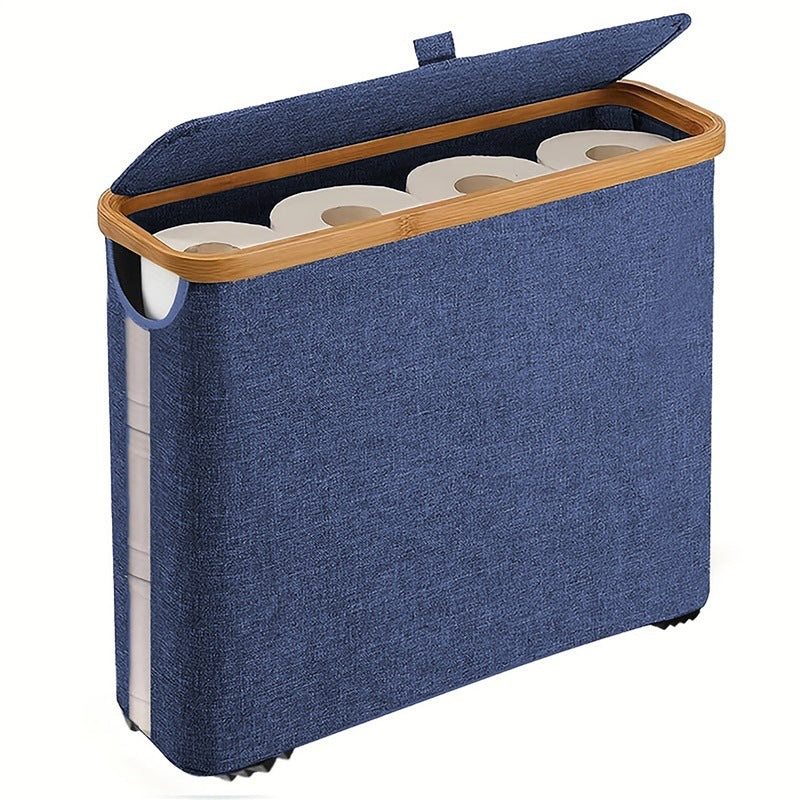 Sustainable recycling organizer with bamboo lid Acalora