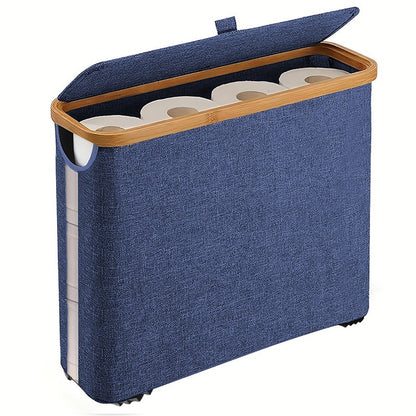 Sustainable recycling organizer with bamboo lid Acalora