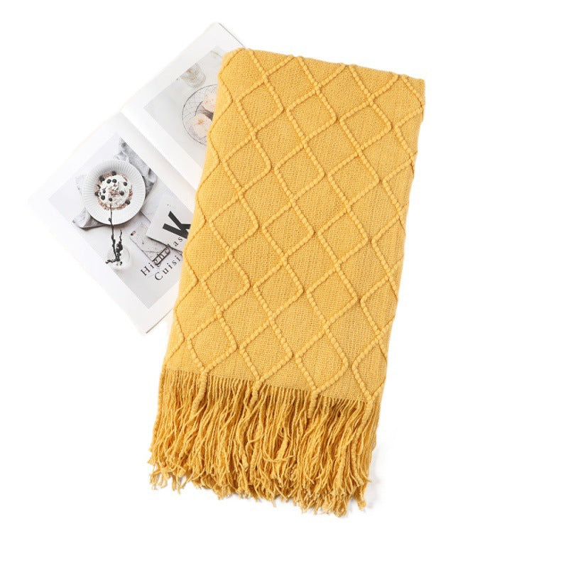 Women's Cozy Textured Throw Blanket