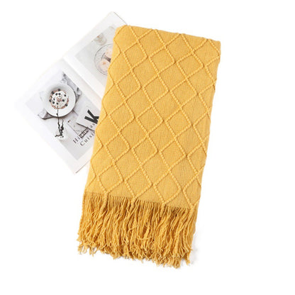 Women's Cozy Textured Throw Blanket