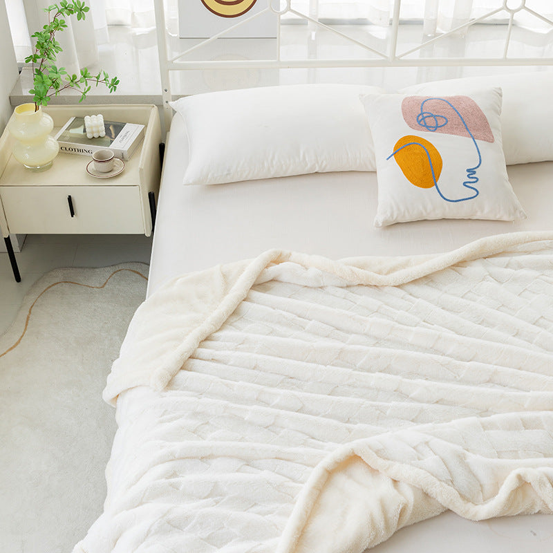 Unisex Plush Throw Blanket
