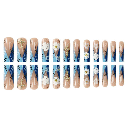 Decorative 3D Floral Nail Art Extensions Acalora