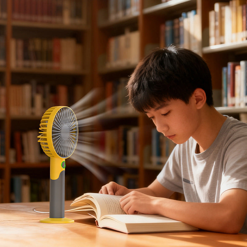 Women's portable cooling fan with flexible tilt angle Karnz