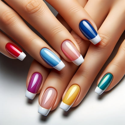 Nail Art Set with Creative Color Variations Acalora