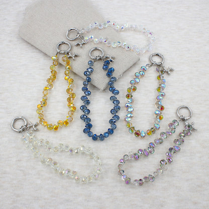 Crystal-Embellished Charm Bracelet Acalora