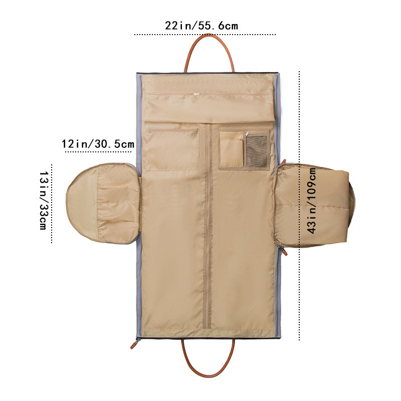 Stylish Leather Travel Duffel Bag Acalora