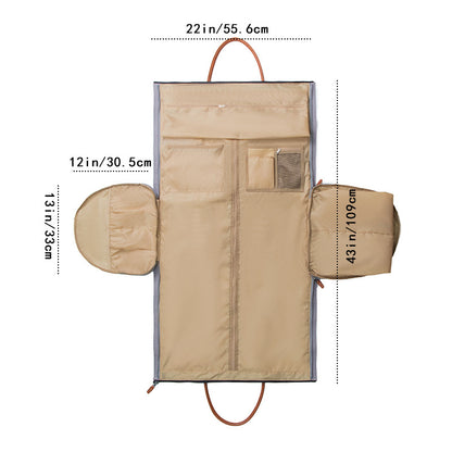 Stylish Leather Travel Duffel Bag Acalora