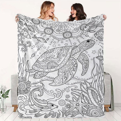 Soft Cartoon Dachshund-Themed Fleece Blanket