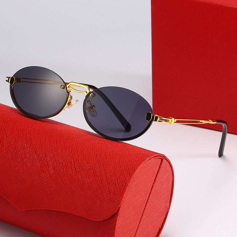 Women's fashionable sunglasses with filigree metal frame and stylish design Karnz