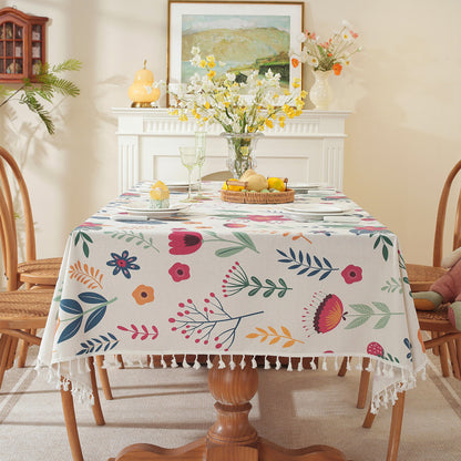 Floral Print Table Cover