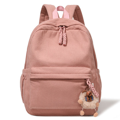 Cute Corduroy Backpack Acalora