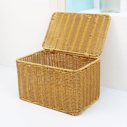 Rectangular Woven Storage Box Acalora