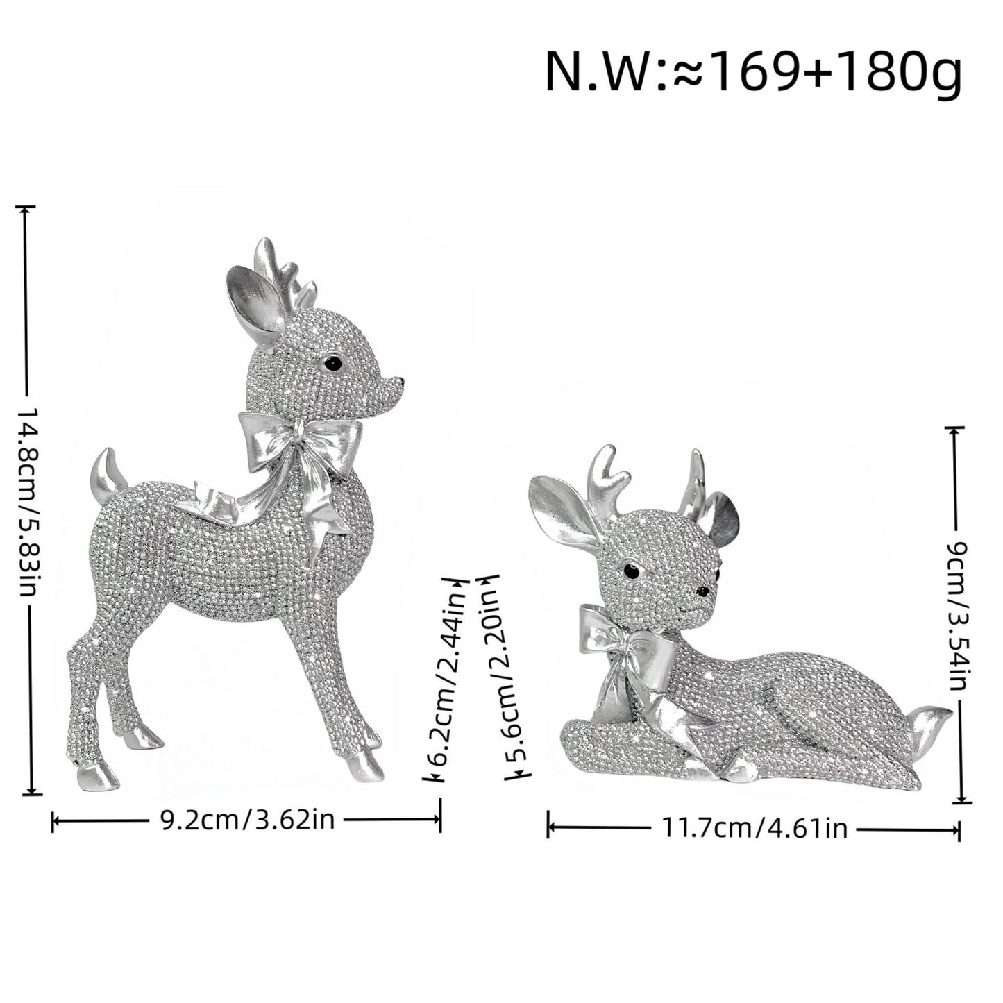 Luxurious Reindeer Sculpture Acalora