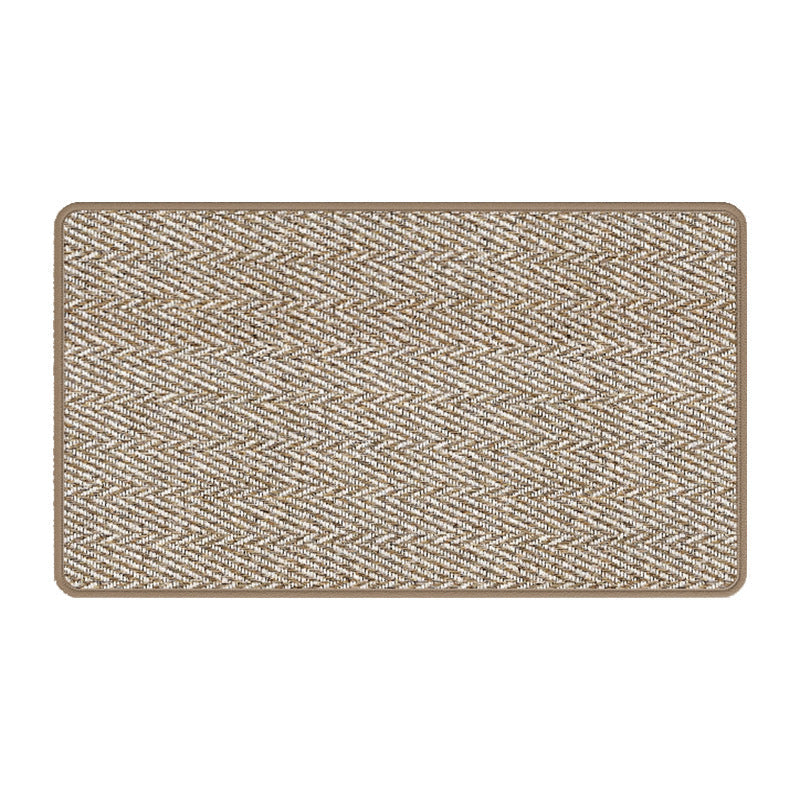 Textured Herringbone Door Mat
