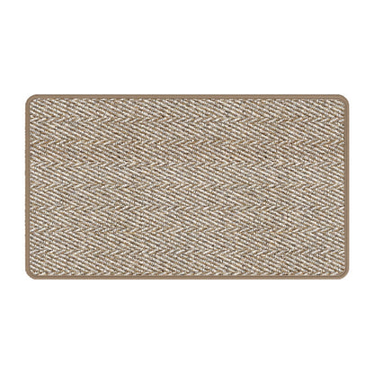 Textured Herringbone Door Mat