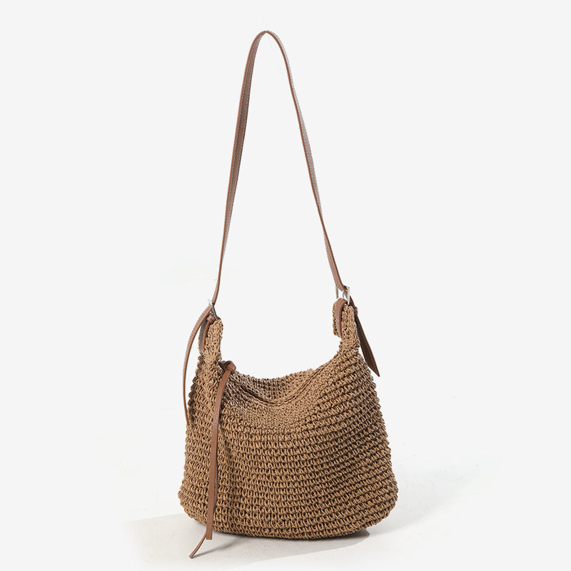 Women's Handbag made of braided cotton with comfortable shoulder strap Karnz