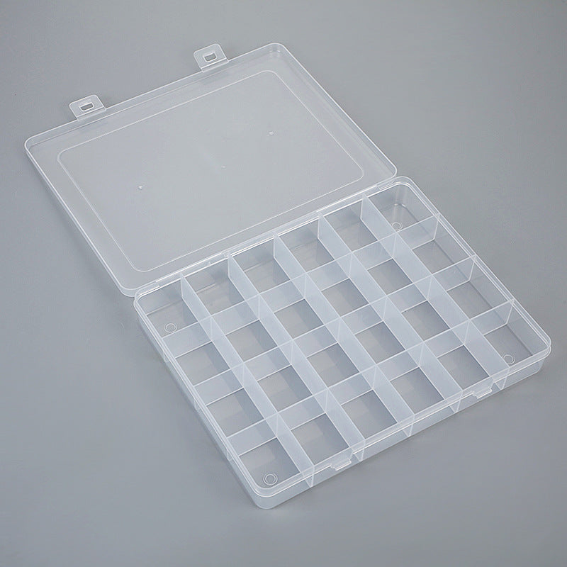 Multi-Divided Clear Craft Storage Organizer Acalora