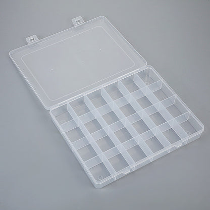 Multi-Divided Clear Craft Storage Organizer Acalora
