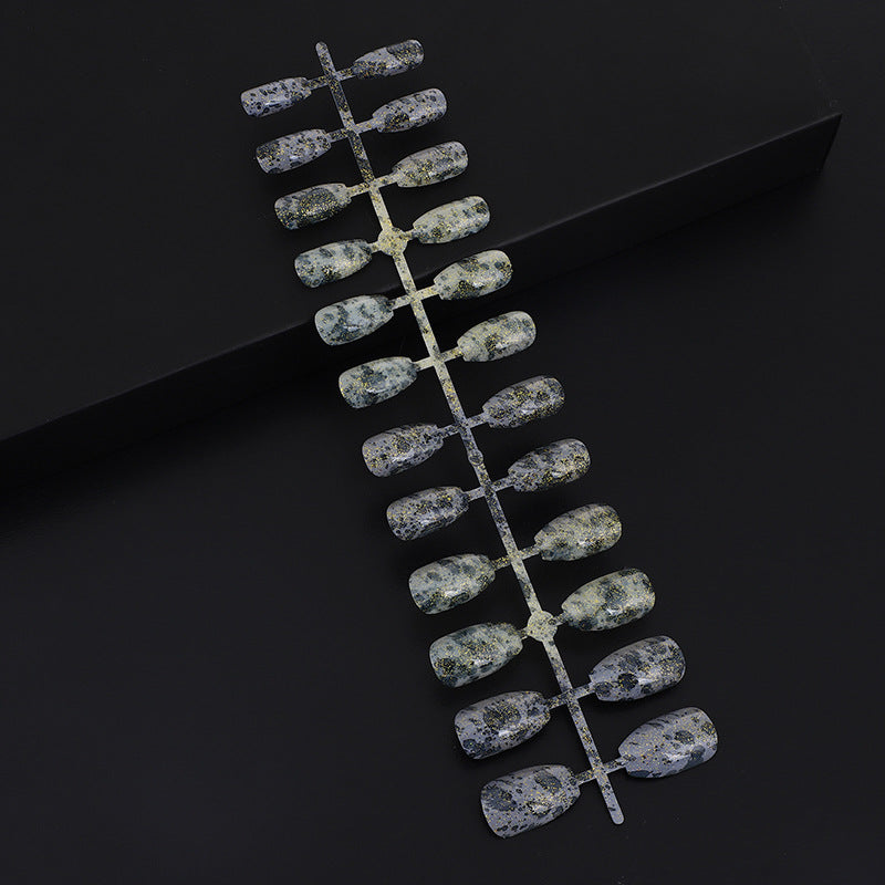 Luxury glitter design artificial nails Acalora