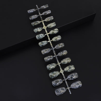 Luxury glitter design artificial nails Acalora