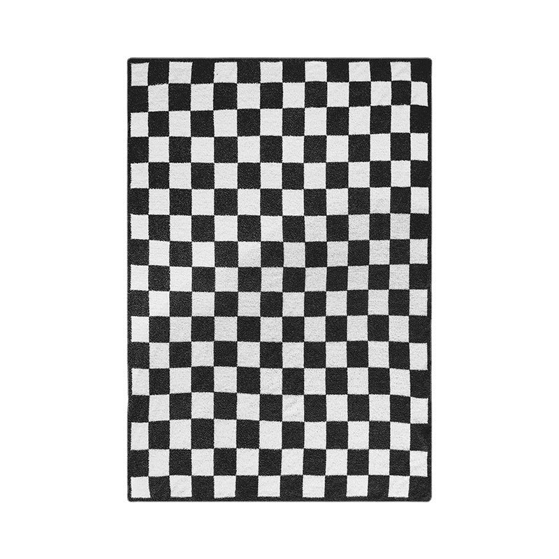 Soft Plush Checkerboard Throw Blanket