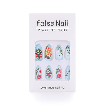 Exquisite Kunstnägel mit floralen Motiven Acalora