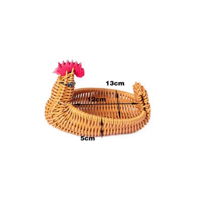 Decorative Wicker Duck Acalora