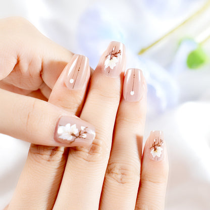 Artistic Floral Nail Wraps Acalora