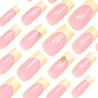 Elegant Stiletto French Tip Nail Art Acalora