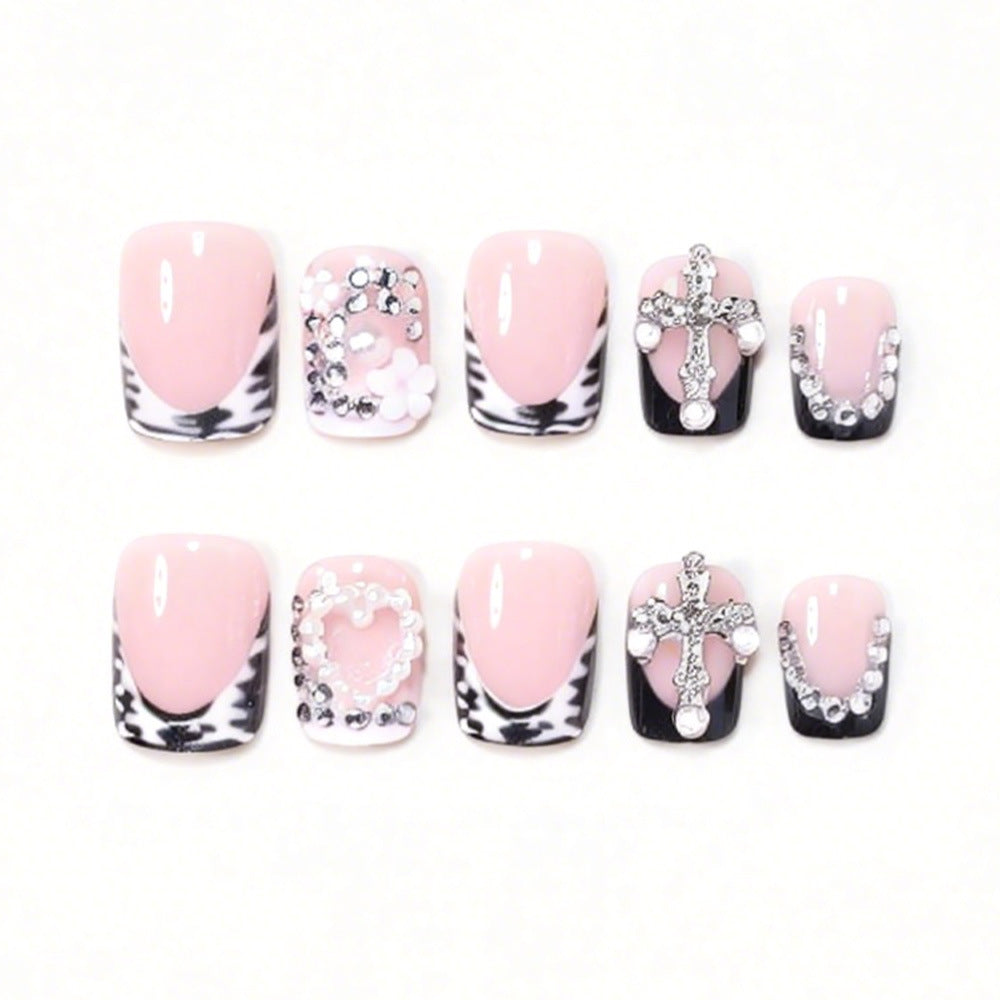 Elegant Decorative Acrylic Press-On Nail Art Acalora