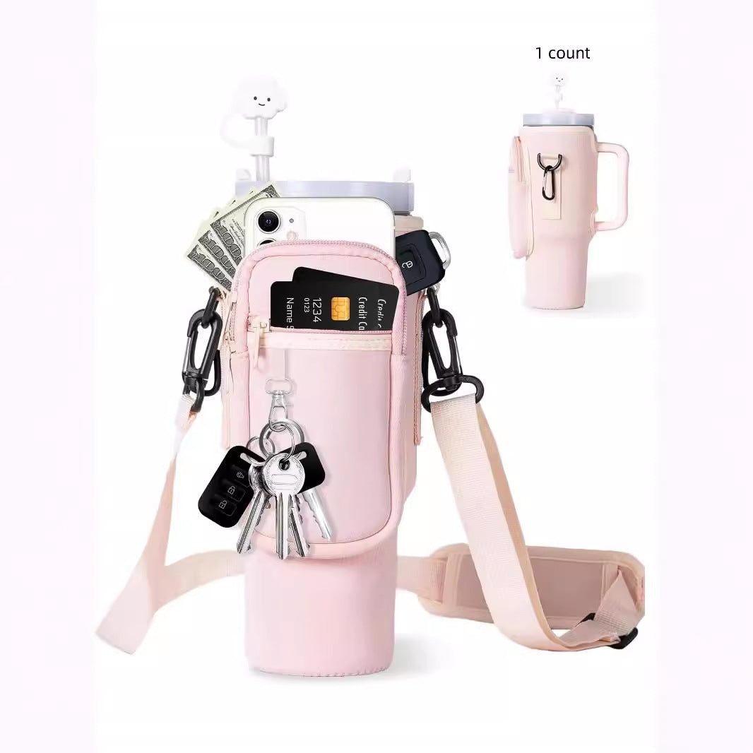 Women Multifunctional Drink Bag with Credit Card Slots Bowlift