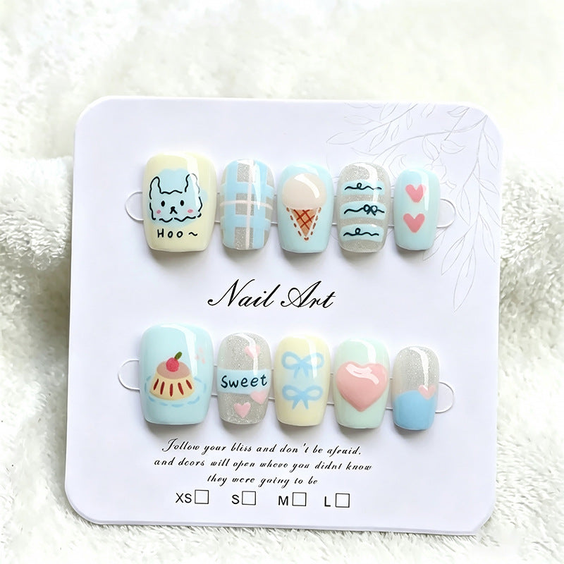 Creative Themed Press-On Nail Set Acalora