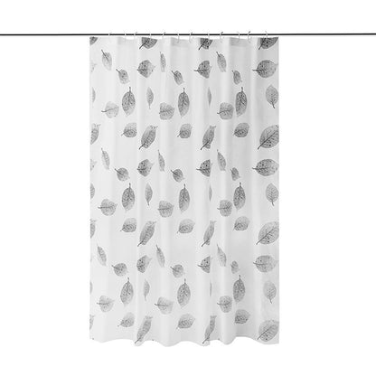 Leaf-Patterned Shower Curtain