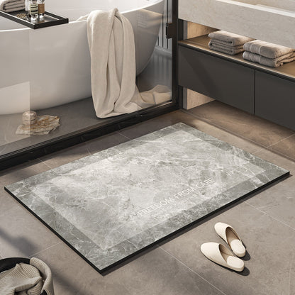 Inspirational Marble Bath Mat