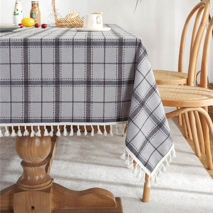 Casual Checkered Tablecloth