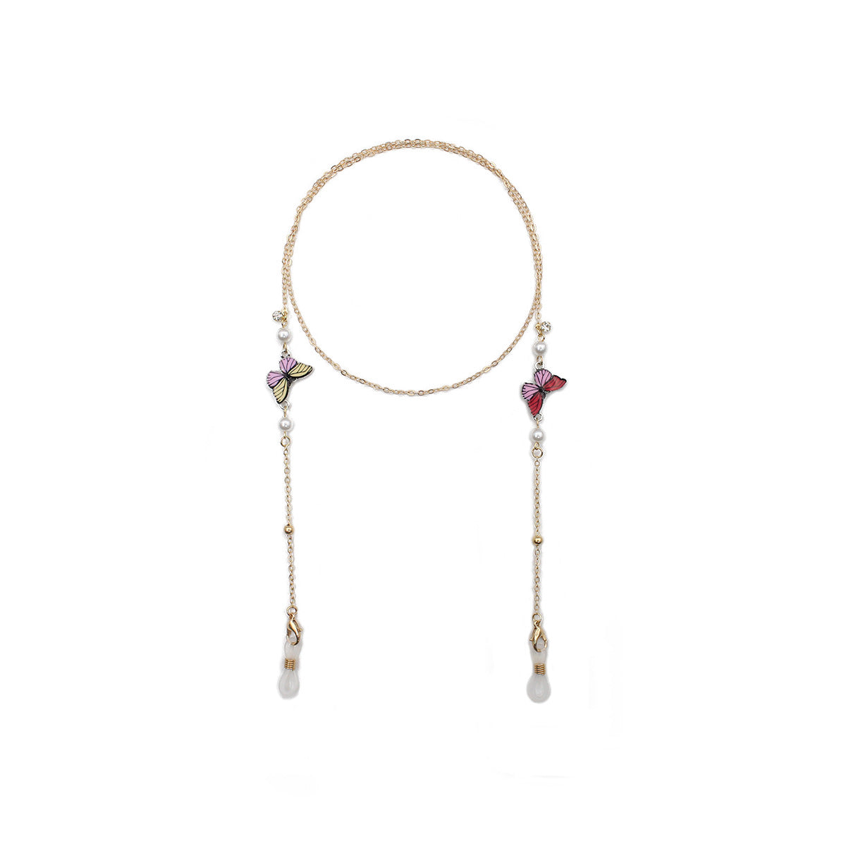 Enchanting Butterfly Eyewear Chain Holder Acalora