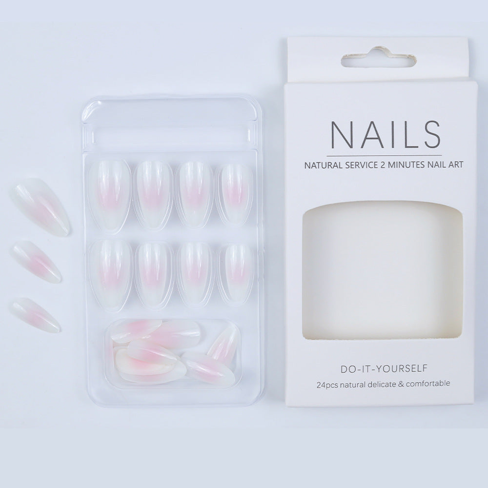 Artificial nails with elegant shine and soft gradient Acalora