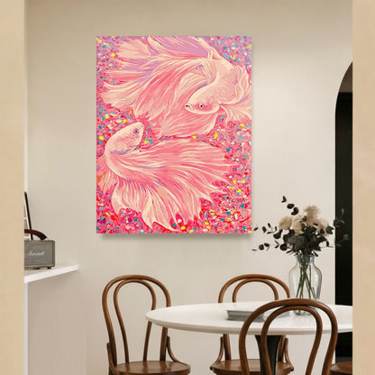 Abstract Fish Art Print