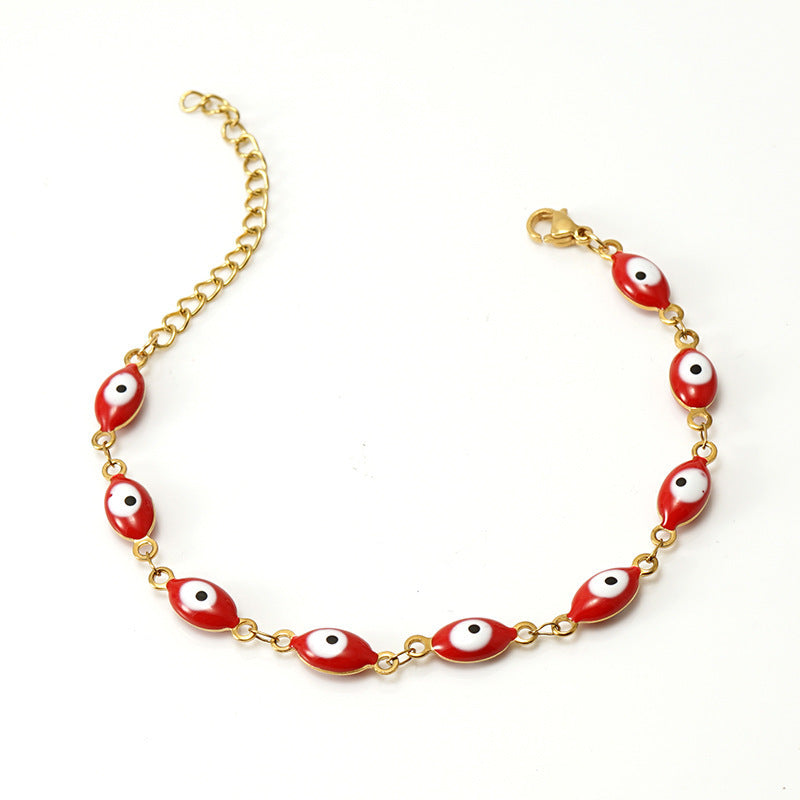Colorful Evil Eye Bracelet Acalora