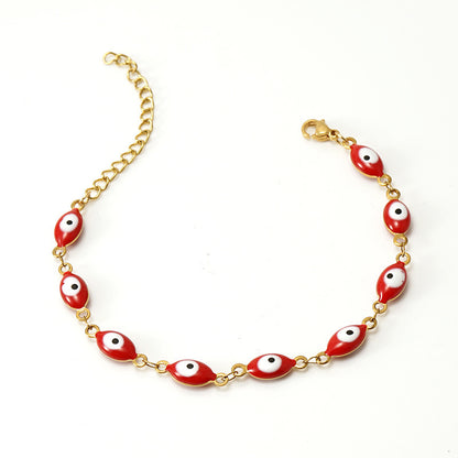 Colorful Evil Eye Bracelet Acalora