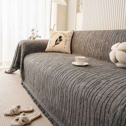 Textured Decorative Sofa Throw Blanket