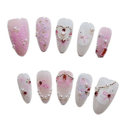 Elegant Decorative Press-On Nails Acalora
