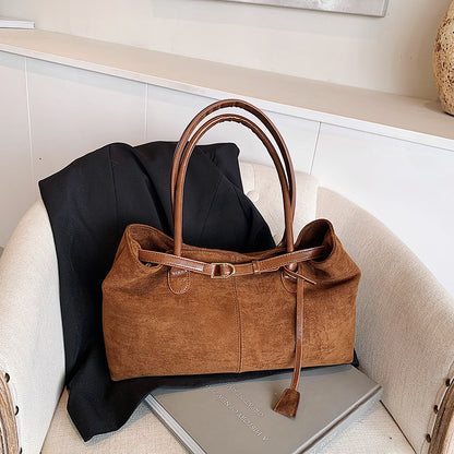 Suede Tote Bag Acalora