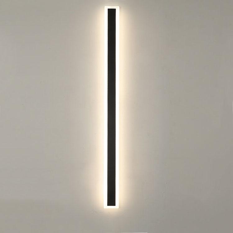 Skanto | Minimalist Extended Rod Shape 1-Light LED Acrylic Outdoor Waterproof Wall Lamp