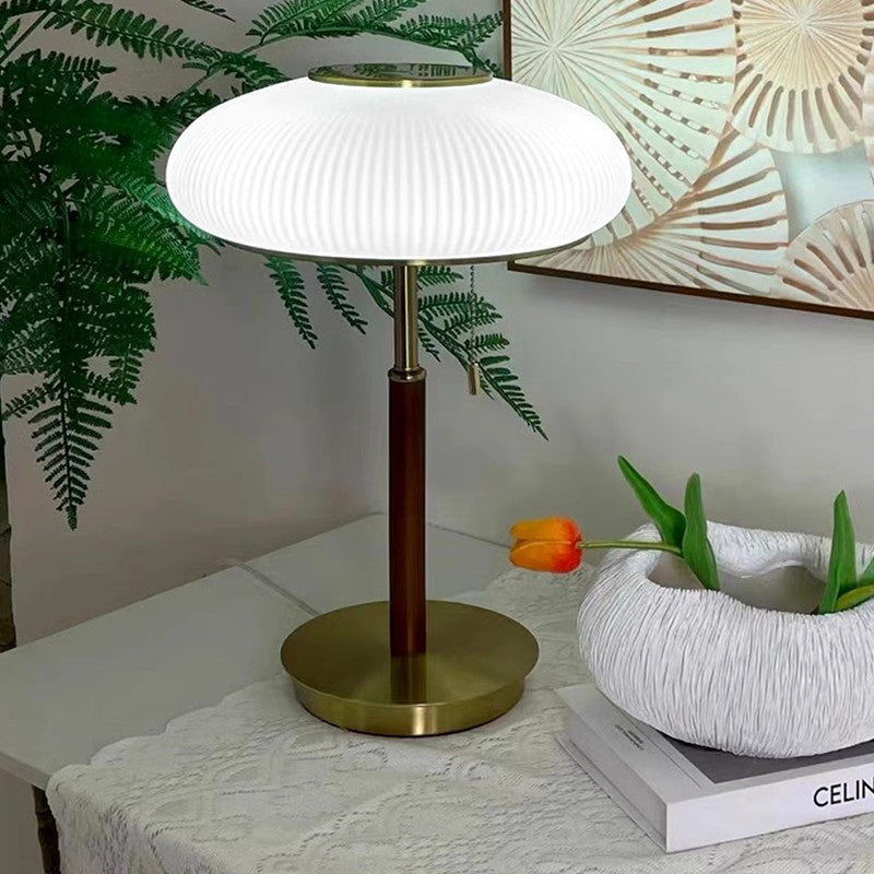 Elegant Table Lamp with Contemporary Fabric Shade